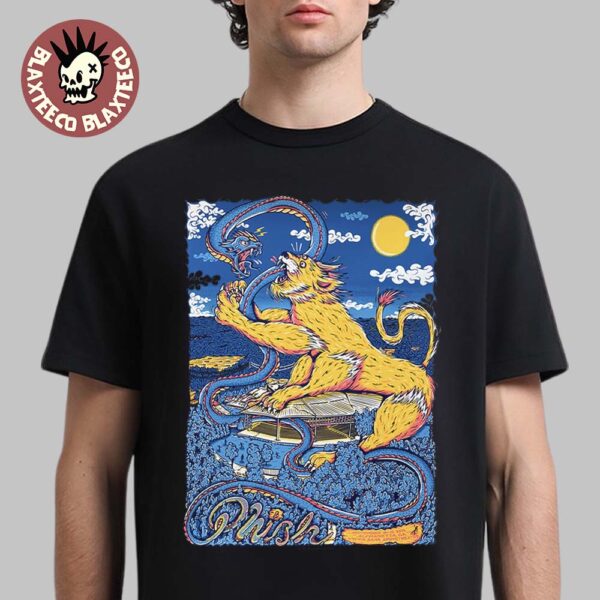 Phish Alpharetta Georgia 2025 Venue Poster At Ameris Bank Amphitheatre On September 16 17 2025 Unisex T-Shirt