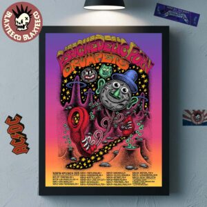 Psychedelic Porn Crumpets North America 2025 Schedule Dates From October To November 2025 Home Decor Poster Canvas