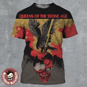 Queens Of The Stone Age Chicago Illinois 2025 Venue Poster At The Chicago Theatre On October 2 2025 All Over Print Shirt