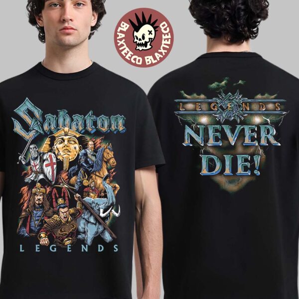 Sabaton Legends Ancient Egypt’s Senusret III Gustavus Adolphus Hannibal Barca And Lu Bu Legends Never Die Vault Of Legends T-Shirt
