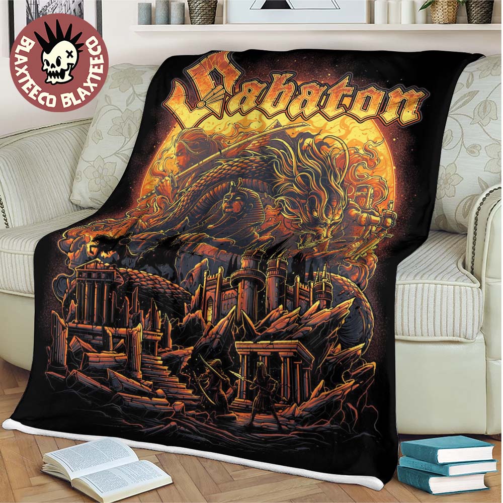 Sabaton Legends Reborn Reimagines Album Artwork Fleece Blanket