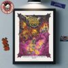 My Morning Jacket Philadelphia PA 2025 Night 1 And 2 Combined Venue Poster At The Met On October 10 And 11 2025 Landscape Poster Canvas