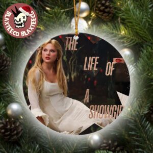 Taylor Swift The Life Of A Showgirl Alone In My Tower Acoustic Version Cover Art Xmas Tree Decor 2025 For Fans Ornament Personalized