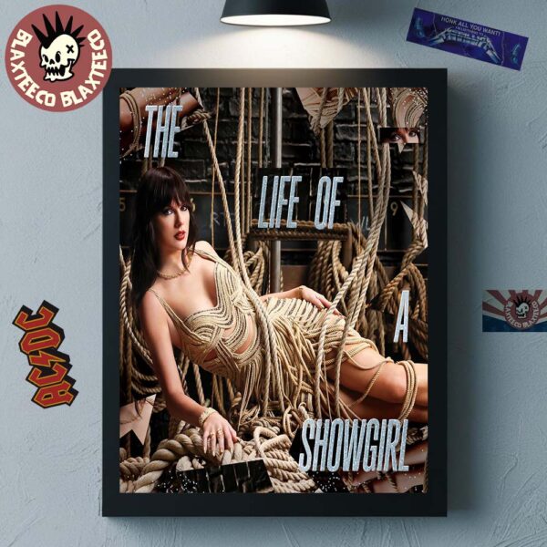Taylor Swift The Life Of A Showgirl So Glamorous Cabaret Version Cover Art Wall Decor Poster Canvas