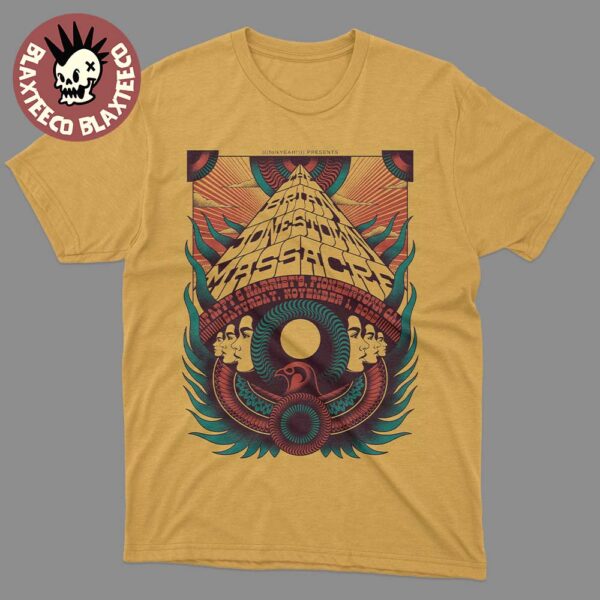 The Brian Jones Town Massacre Pioneertown California 2025 Venue Poster At Pappy And Harriet’s On November 1 2025 Unisex T-Shirt
