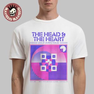 The Head And The Heart Nashville Tennessee 2025 Gig Poster Live At Jann’s House A Benefit For Music Health Alliance On October 11 2025 T-Shirt