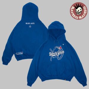 The Weeknd And XO X Toronto Blue Jays 2025 MLB World Series Legacy Royal Fleece Hoodie