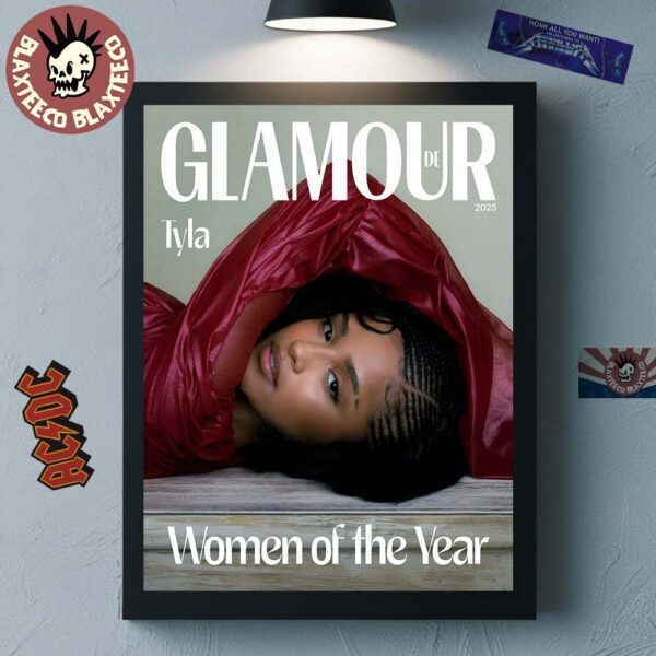 Tyla Graces The Cover Of Glamour Magazine’s Women Of The Year Issue 2025 Home Decor Poster Canvas