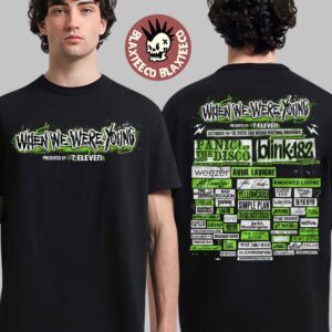 When We Were Young 2025 Festival Day 2 Presented By 7 Eleven Lineup In Las Vegas NV At Las Vegas Festival Grounds On October 19 2025 Two Sided T-Shirt