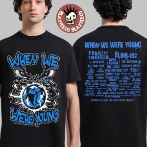When We Were Young Festival 2025 Exclusive Merch Tee On October 18-19 2025 In Las Vegas Overseer Lineup T-Shirt