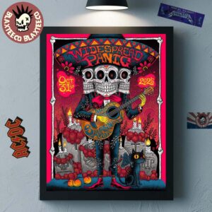Widespread Panic Savannah Georgia 2025 Merch Night 1 Event Poster At Enmarket Arena On October 31 2025 Home Decor Poster Canvas