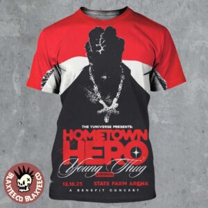 Young Thug The Return Hometown Hero In Atlanta At State Farm Arena On December 16 2025 A Benefit Concert All Over Print Shirt