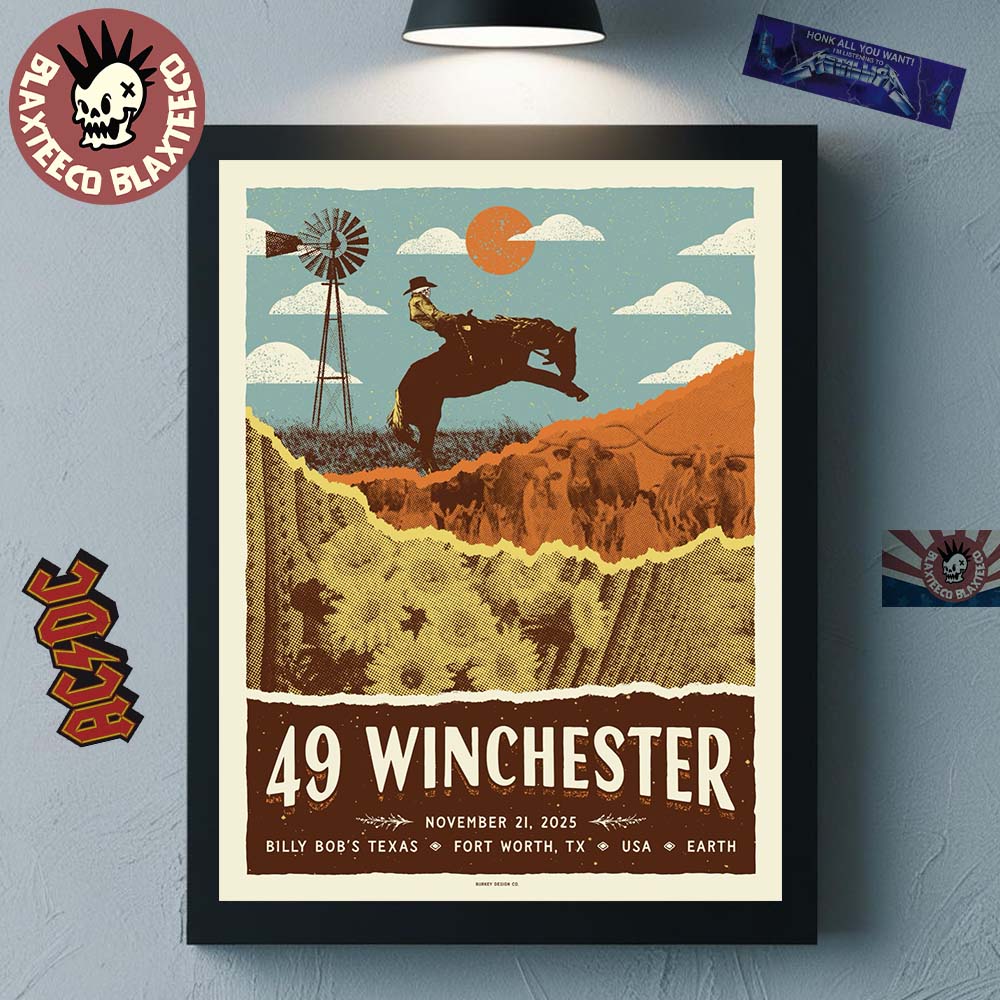 49 Winchester Fort Worth Texas 2025 Event Poster At Billy Bob's Texas On November 21 2025 Home Decor Poster Canvas 49 Winchester Fort Worth Texas 2025 Event Poster At Billy Bob's Texas On November 21 2025 Home Decor Poster Canvas
