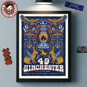 49 Winchester Oklahoma City OK 2025 Event Poster At The Jones Assembly On November 19 2025 Home Decor Poster Canvas