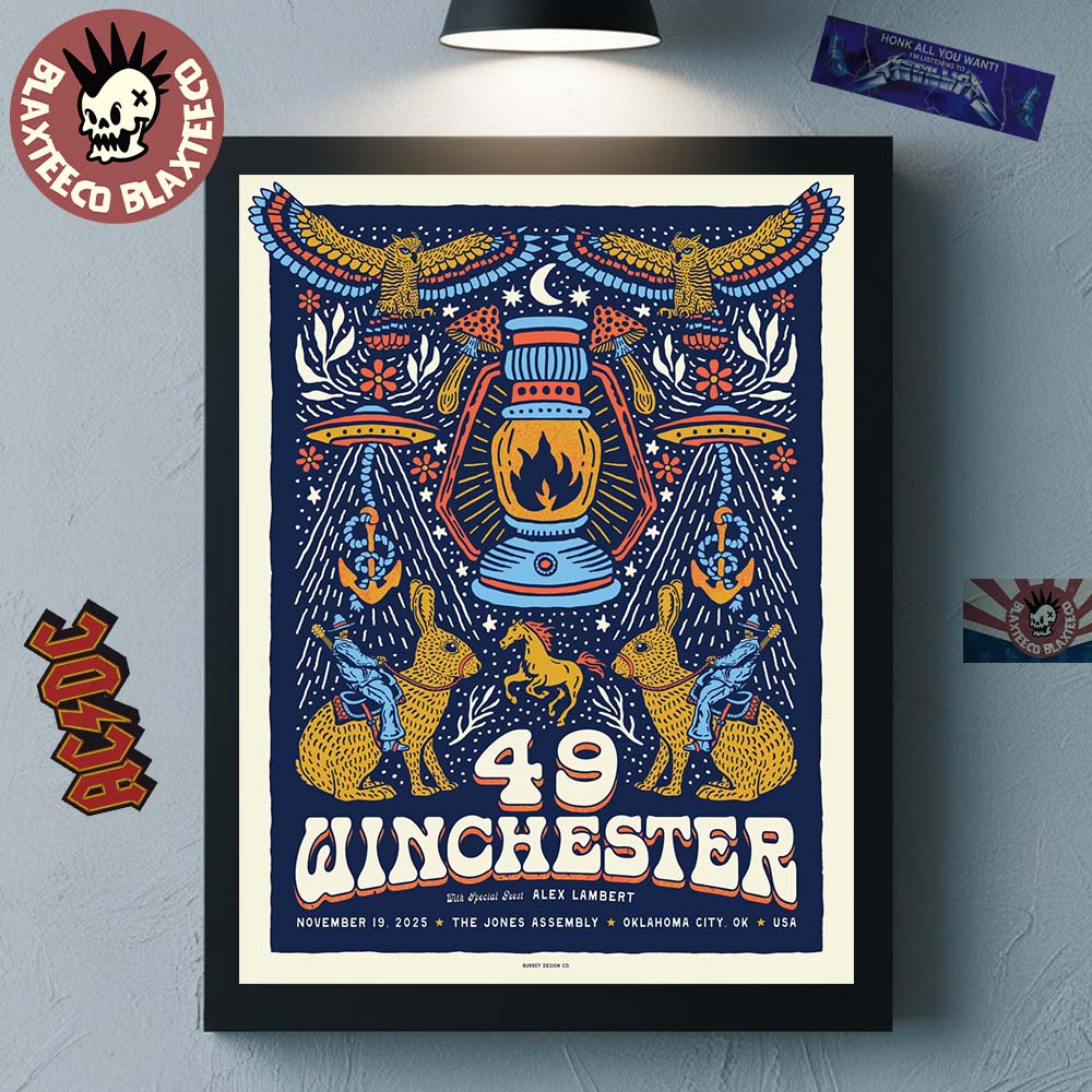 49 Winchester Oklahoma City OK 2025 Event Poster At The Jones Assembly On November 19 2025 Home Decor Poster Canvas 49 Winchester Oklahoma City OK 2025 Event Poster At The Jones Assembly On November 19 2025 Home Decor Poster Canvas