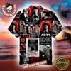 ACDC 50th Anniversary Palm Tree And Logo Pattern Red 2025 Hawaiian Shirt