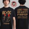 ACDC Angus Gibson Electric Guitar PWR UP North America Tour 2025 Two Sides Unisex T-Shirt