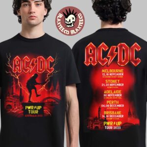 ACDC Australia PWR Up Tour 2025 Official Exclusive T-Shirt
