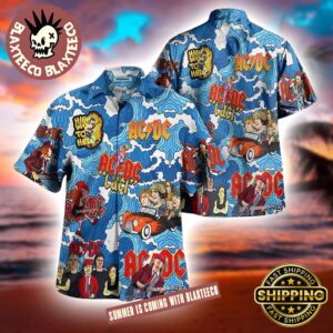 ACDC Band High Way To Hell Gift For Fans 2025 Summer Hawaiian Shirt