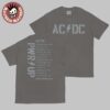 ACDC Back In Black Back In North America PWR UP Tour 2025 Two Sides Unisex T-Shirt