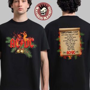 ACDC Christmas 2025 Mistletoe Holiday Wish List T-Shirt