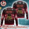 ACDC Hells Bells Signature Big Cracked Bell With Snowflakes Pattern 2025 Chrsitmas Ugly Sweater