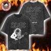 ACDC PWR Up Australia 2025 Angus Young Gibson Electric Guitar PWR UP Tour Retro Washed T-Shirt