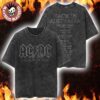 ACDC PWR Up Australia 2025 Hells Bells Lightning PWR UP Tour Washed Tee