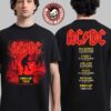 ACDC Melbourne PWR Up Tour 2025 Tee At Cricket Ground On November 12 And 16 2025 PWR Up Australia Two Sided T-Shirt ACDC Melbourne PWR Up Tour 2025 Tee At Cricket Ground On November 12 And 16 2025 PWR Up Australia Two Sided T-Shirt