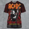 ACDC PWR Up Tour North America 2025 Official Tour Dates Angus Young Art All Over Print Shirt