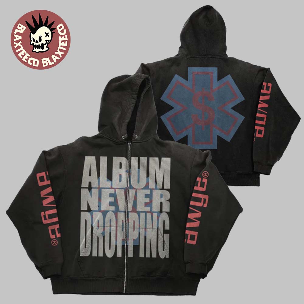 ASAP Rocky Don't Be Dumb AWGE Album Never Dropping Zip Up Hoodie ASAP Rocky Don't Be Dumb AWGE Album Never Dropping Zip Up Hoodie