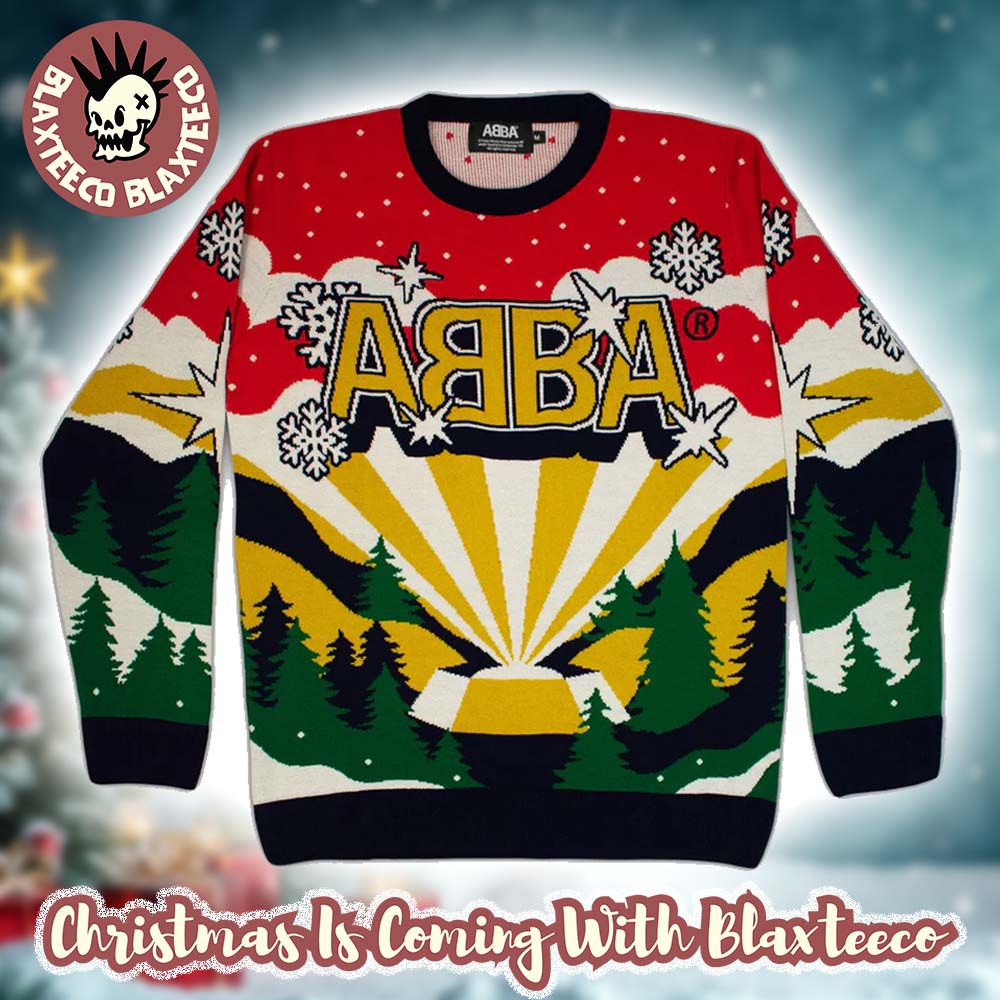 Abba Arena Sunrise Winter Collection Holiday Ugly Christmas Sweater Jumper Abba Arena Sunrise Winter Collection Holiday Ugly Christmas Sweater Jumper