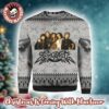 Abba Snowing Me Snowing You Band Photo Knitted Ugly Christmas Sweater Abba Snowing Me Snowing You Band Photo Knitted Ugly Christmas Sweater