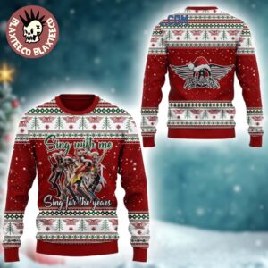 Aerosmith Sing With Me Sing For The Years Ugly Christmas Sweater