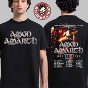 Amon Amarth The Allfather Awakens Europe And UK 2026 Tour A New Record Awaits Schedule Dates Two Sided T-Shirt