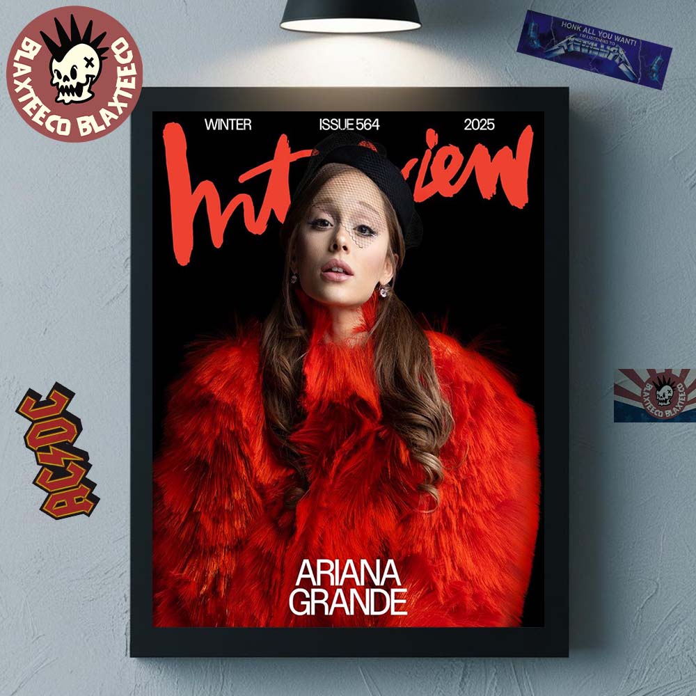 Ariana Grande Graces The Cover Of Interview Magazine Issue 564 Winter 2025 Home Decor Poster Canvas Ariana Grande Graces The Cover Of Interview Magazine Issue 564 Winter 2025 Home Decor Poster Canvas