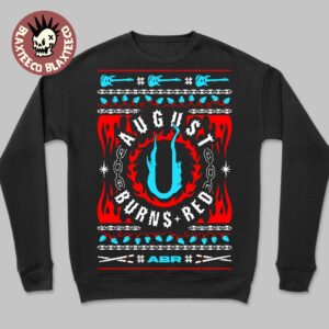 August Burns Red Christmas 2025 Ugly Sweater Style Pattern Heavy Metal Christmas Sweater