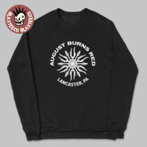 August Burns Red Lancaster PA Christmas 2025 Snowflake Crewneck Sweatshirt