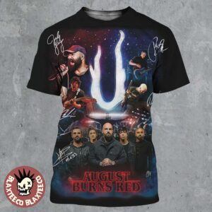 August Burns Red X Stranger Things Signed Screen Print Poster All Over Print Shirt