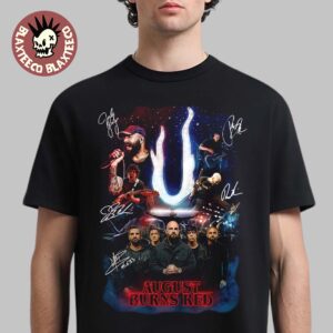 August Burns Red X Stranger Things Signed Screen Print Poster Art T-Shirt