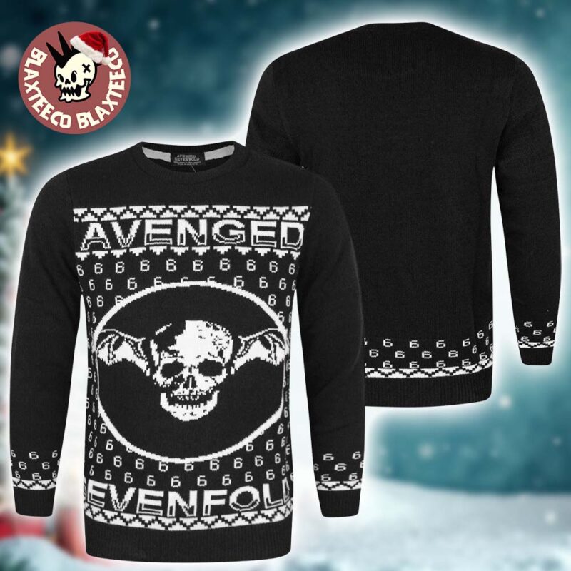 Avenged Sevenfold Deathbat Big Symbol Unisex Christmas Jumper Ugly Sweater raV3V ifhjek.jpg