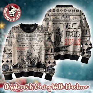 Avenged Sevenfold What A Fucking Holiday Please Don’t Tell Me How The Story Ends Ugly Christmas Sweater