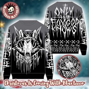 Babymetal Holiday Merch 2025 Only The Fox God Knows Fox God Christmas Holiday Knit Sweater