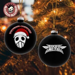 Babymetal Holiday Merch 2025 Signature Logo Christmas Tree Decorations Ornament