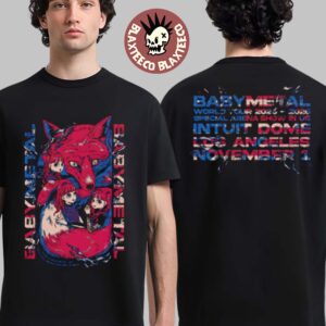 Babymetal World Tour 2025 2026 Special Arena Show In US In Los Angeles At Intuit Dome On November 1 2025 Pop Up Shop T-Shirt