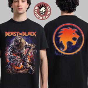 Beast In Black European Tour 2025 Merch Tee Cyber Apocalypse Two Sided T-Shirt