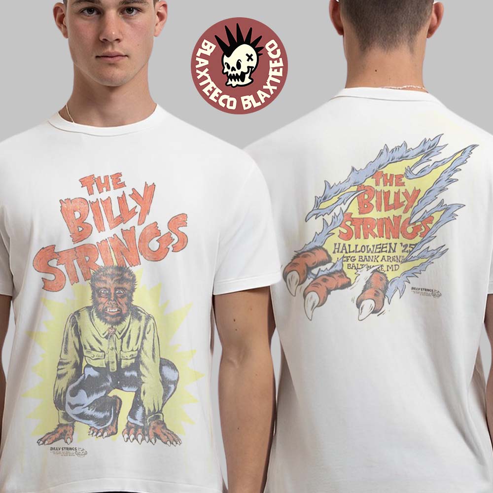 Billy Strings Baltimore Maryland 2025 Exclusive Tee At CFG Bank Arena On October 31 And November 1 2025 Halloween The Werewolf Two Side T-Shirt Billy Strings Baltimore Maryland 2025 Exclusive Tee At CFG Bank Arena On October 31 And November 1 2025 Halloween The Werewolf Two Side T-Shirt