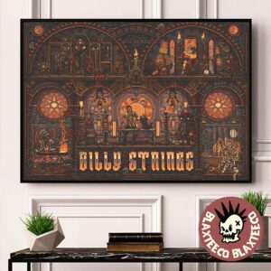 Billy Strings Baltimore Maryland 2025 Night 2 Venue Poster At CFG Bank Arena On November 1 2025 Home Decor Poster Canvas