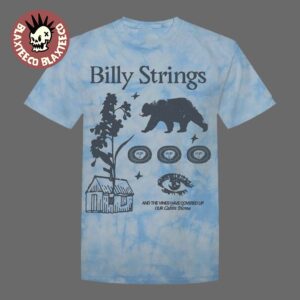 Billy Strings Fall 2025 Tour North American Merch And The Vines Have Covered Up Our Cabin Home Cabin Tie Dye Tee
