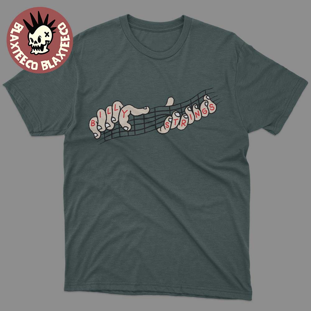 Billy Strings Fall 2025 Tour North American Merch Fingers T-Shirt Billy Strings Fall 2025 Tour North American Merch Fingers T-Shirt